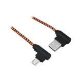 Laidas USB - USB micro (K-K) kampu 2m pintas LTC